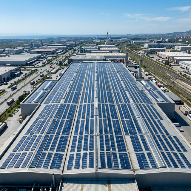 Tekstil Fabrikası Çatı GES